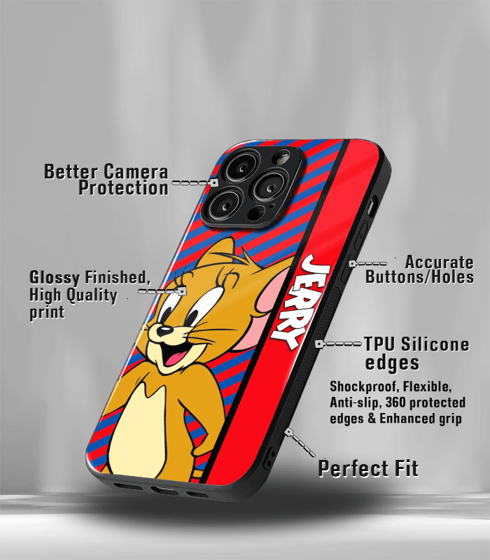 lovely jerry premium glossy phone case