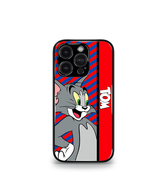 lovely tom premium glossy phone case