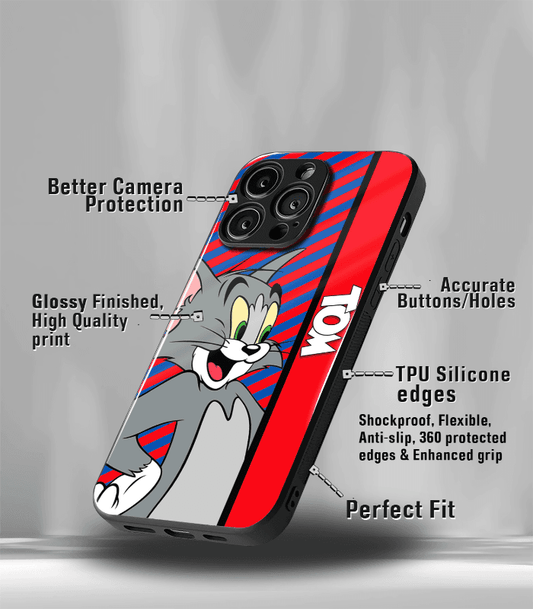Lovely Tom Premium Glossy Phone Case
