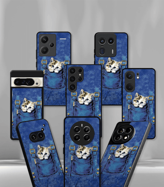 Kitty on Face Premium Glossy Phone Case