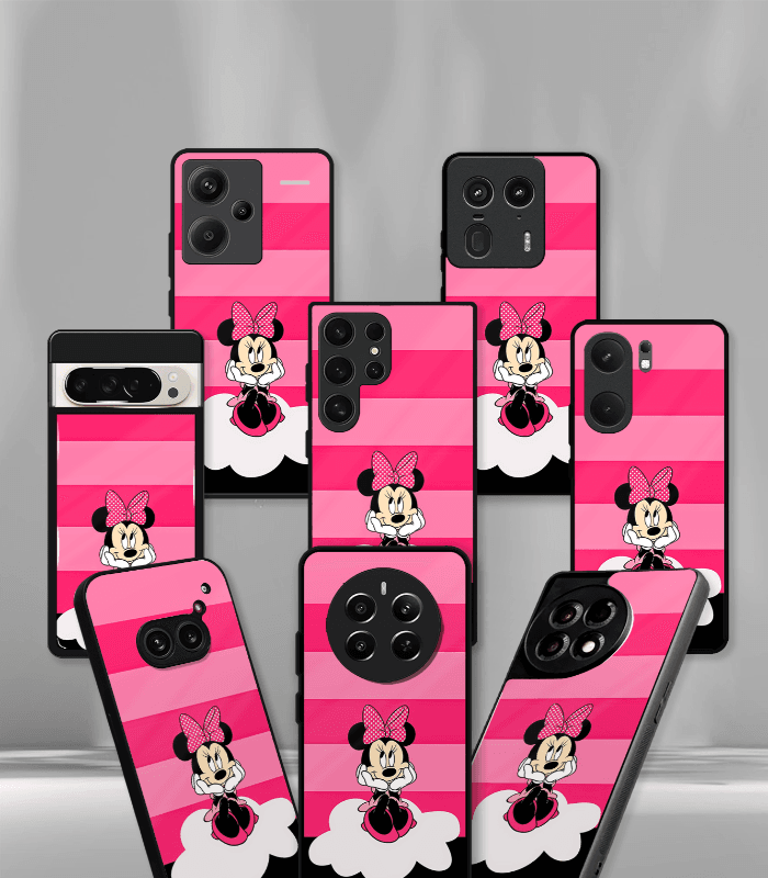 minnie mouse premium glossy phone case