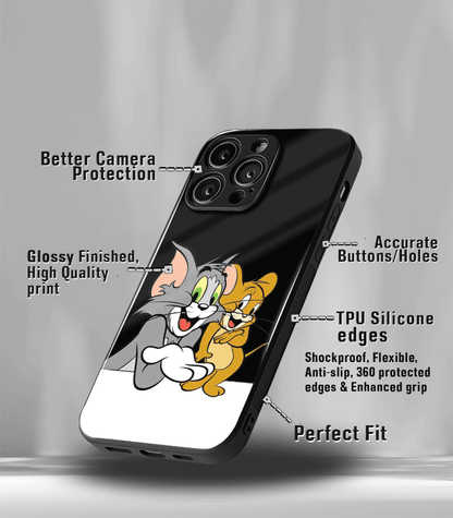 Tom & Jerry Love Premium Glossy Phone Case