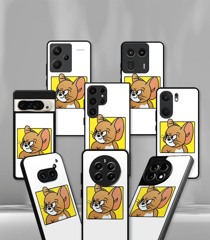 irritated jerry premium glossy phone case