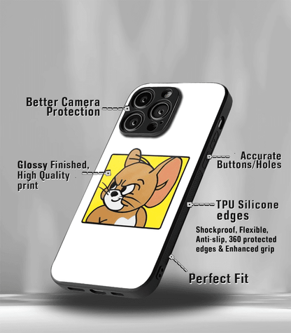 Irritated Jerry Premium Glossy Phone Case