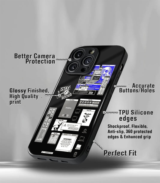 Cutout Patternic Premium Glossy Phone Case compatible for every Phone Models.