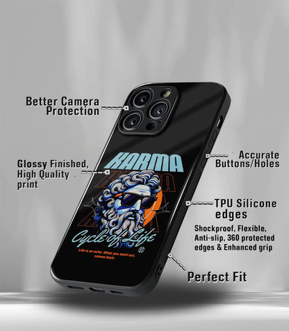 Cutout Patternic Premium Glossy Phone Case compatible for every Phone Models.
