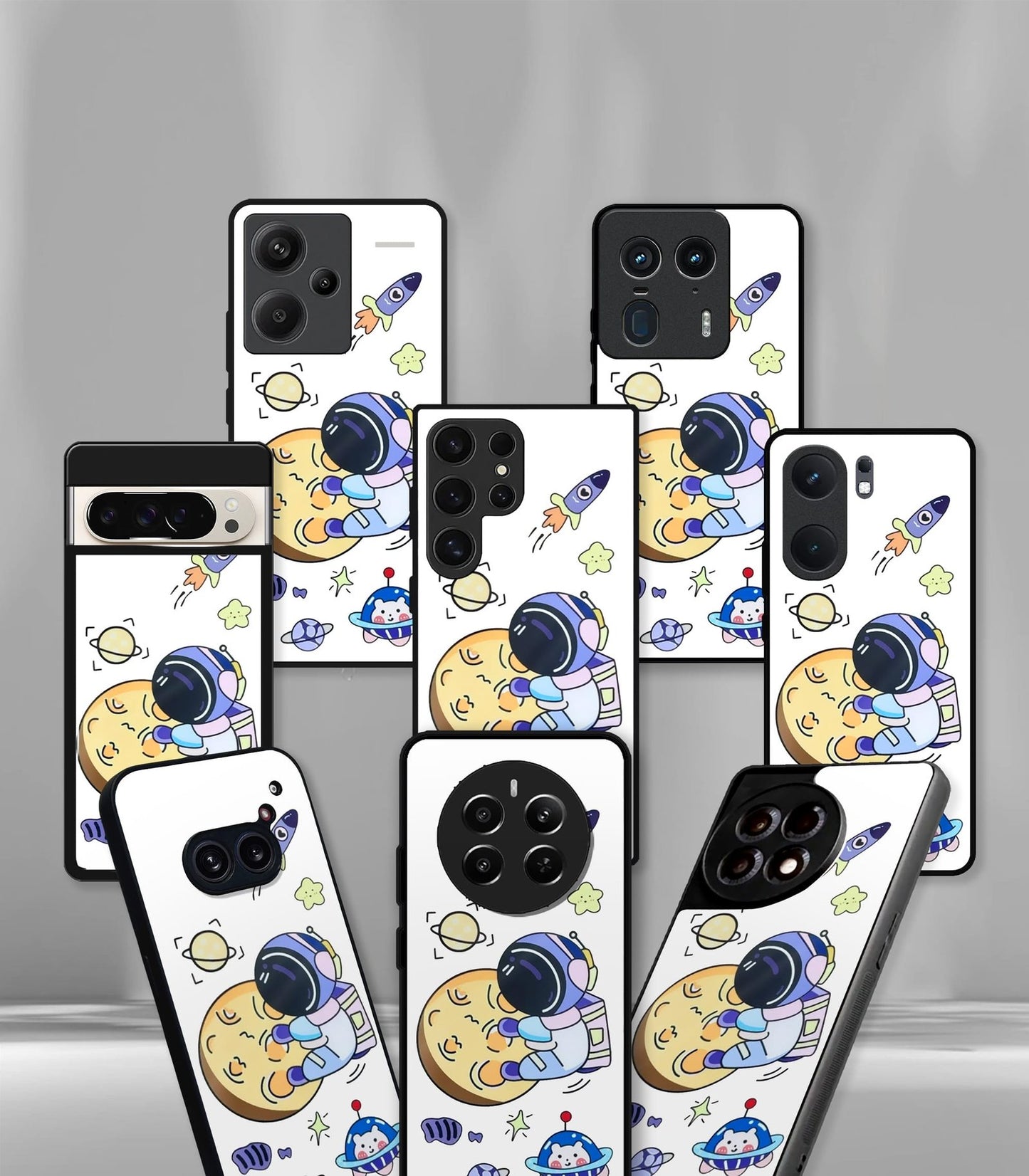 cutout patternic premium glossy phone case compatible for every phone models.