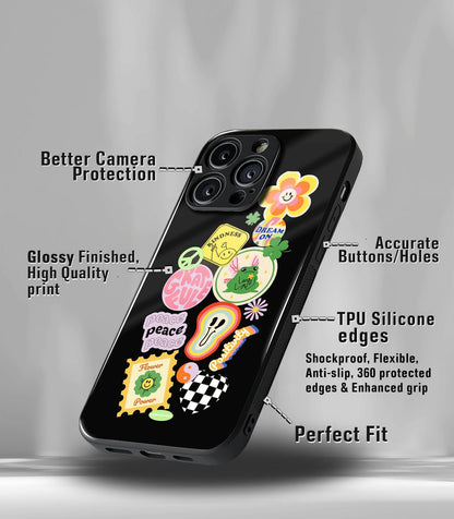 Cutout Patternic Premium Glossy Phone Case compatible for every Phone Models.