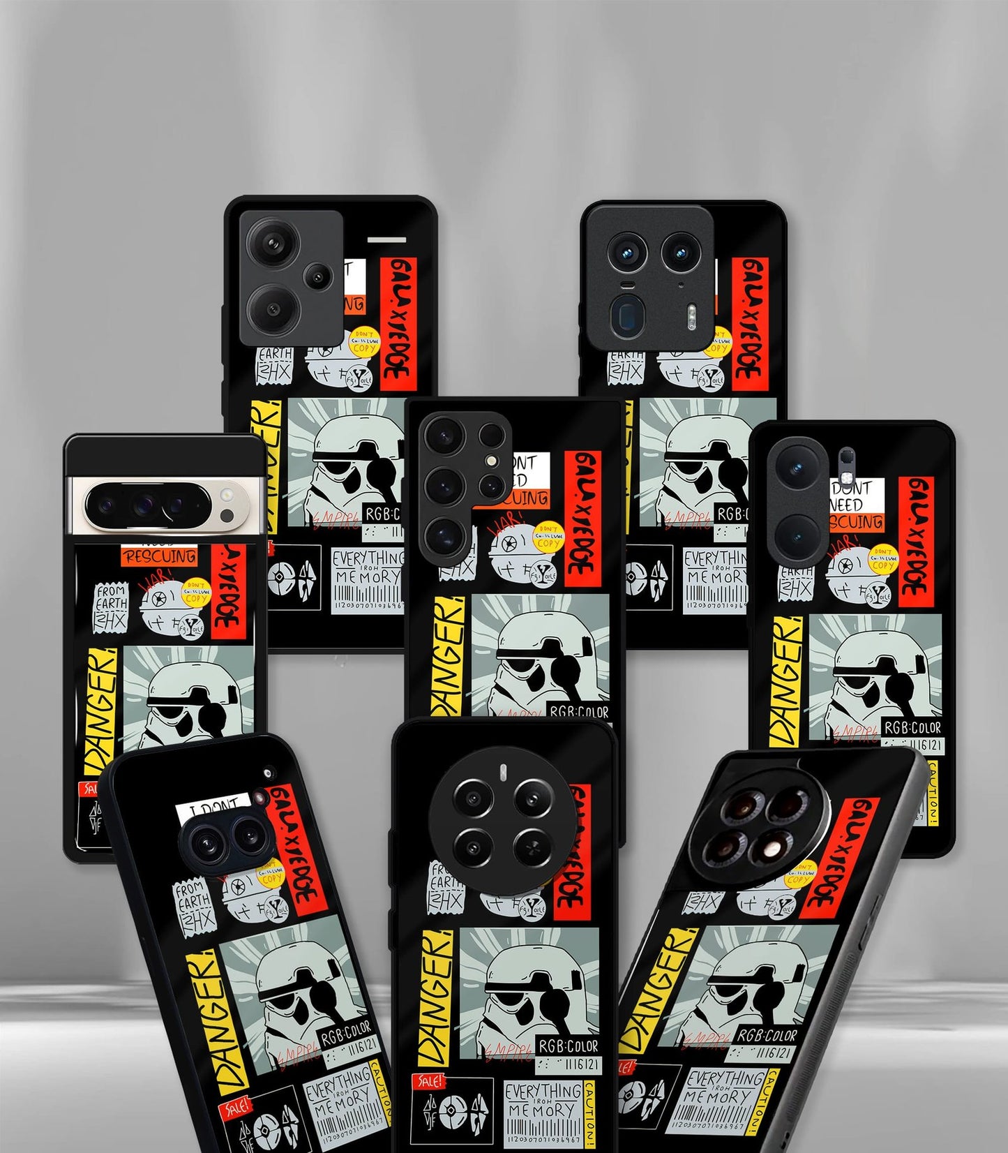 cutout patternic premium glossy phone case compatible for every phone models.