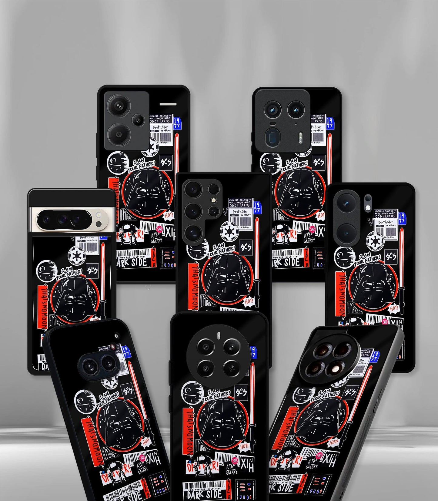 cutout patternic premium glossy phone case compatible for every phone models.