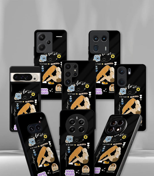 Cutout Patternic Premium Glossy Phone Case compatible for every Phone Models.