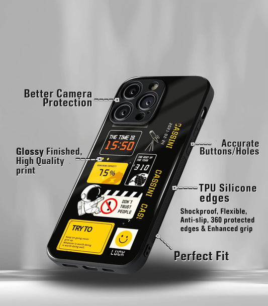 Cutout Patternic Premium Glossy Phone Case compatible for every Phone Models.