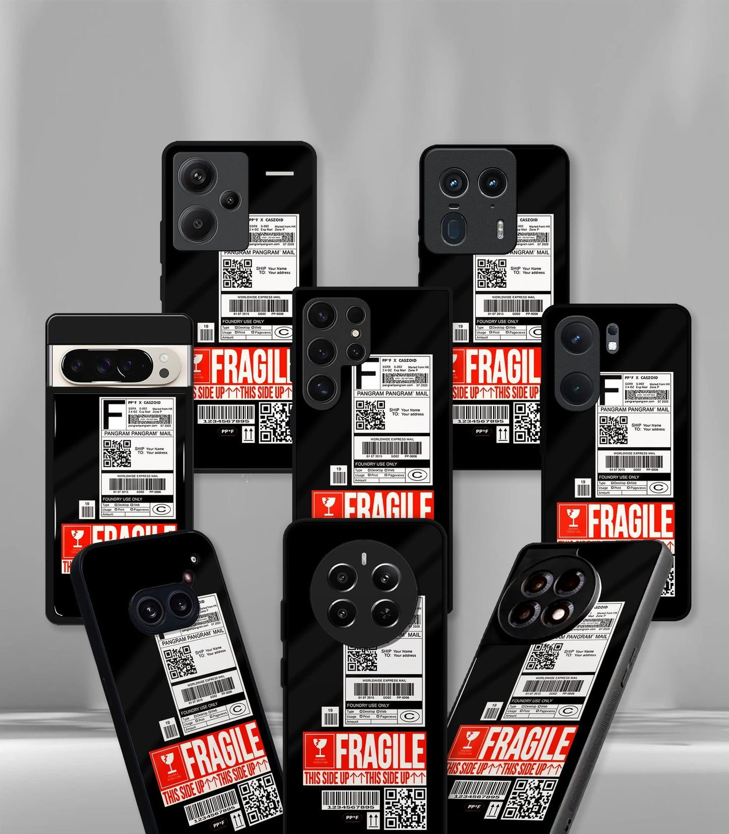 cutout patternic premium glossy phone case compatible for every phone models.