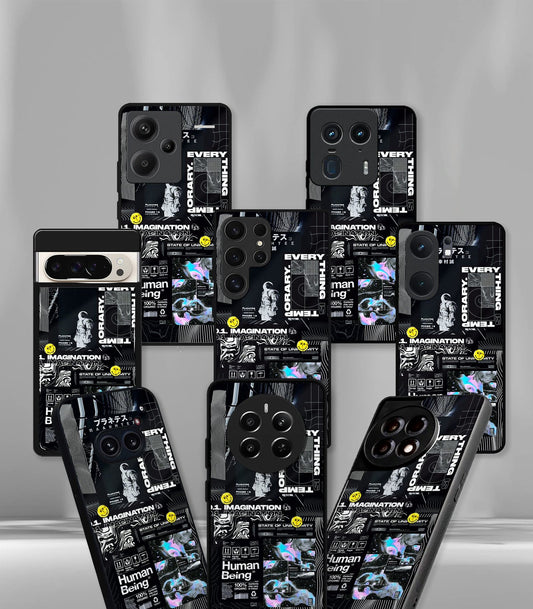 Cutout Patternic Premium Glossy Phone Case compatible for every Phone Models.