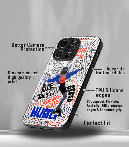 Cutout Patternic Premium Glossy Phone Case compatible for every Phone Models.