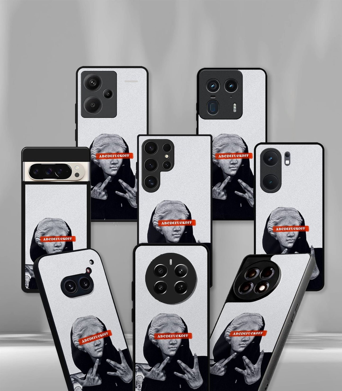 cutout patternic premium glossy phone case compatible for every phone models.
