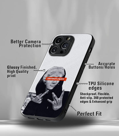 Cutout Patternic Premium Glossy Phone Case compatible for every Phone Models.