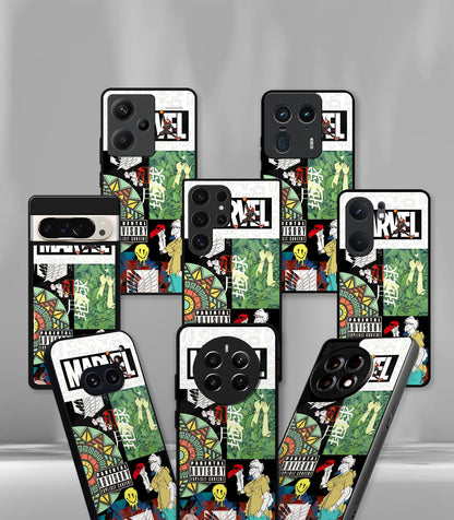 Cutout Patternic Premium Glossy Phone Case compatible for every Phone Models.