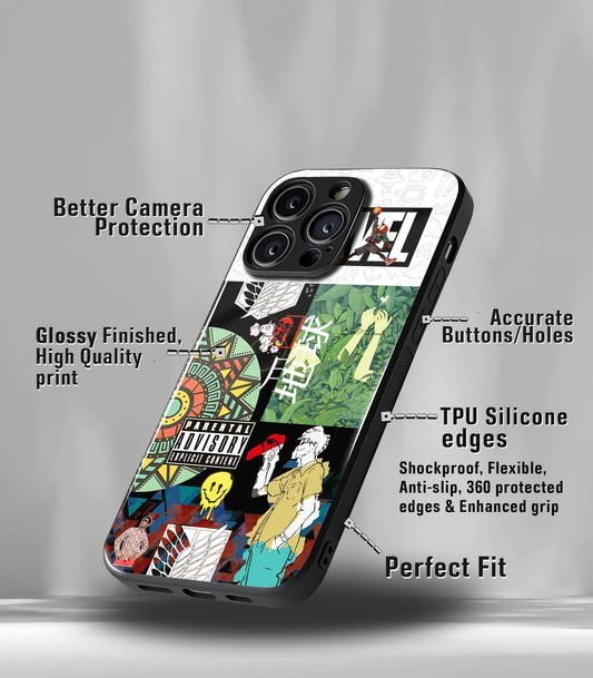 Cutout Patternic Premium Glossy Phone Case compatible for every Phone Models.