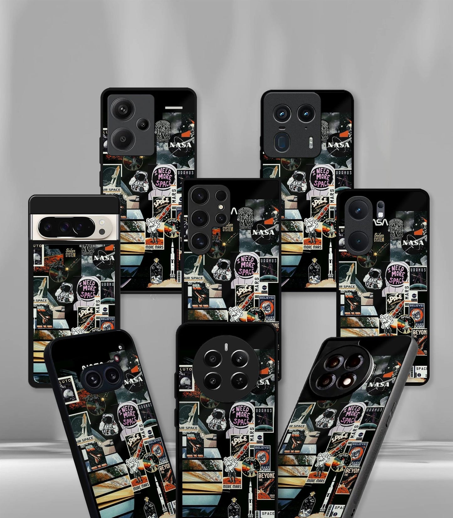 cutout patternic premium glossy phone case compatible for every phone models.