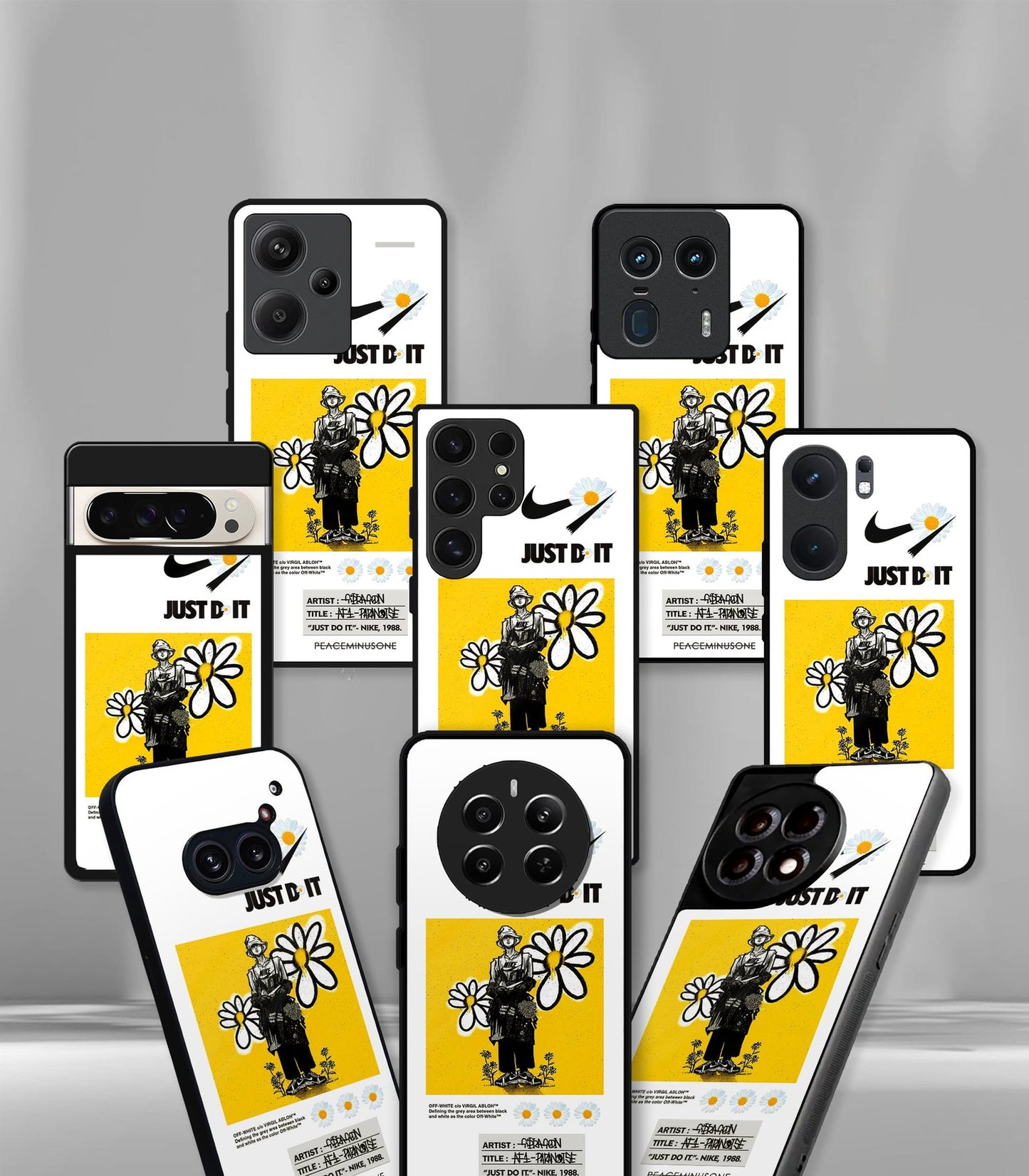 cutout patternic premium glossy phone case compatible for every phone models.