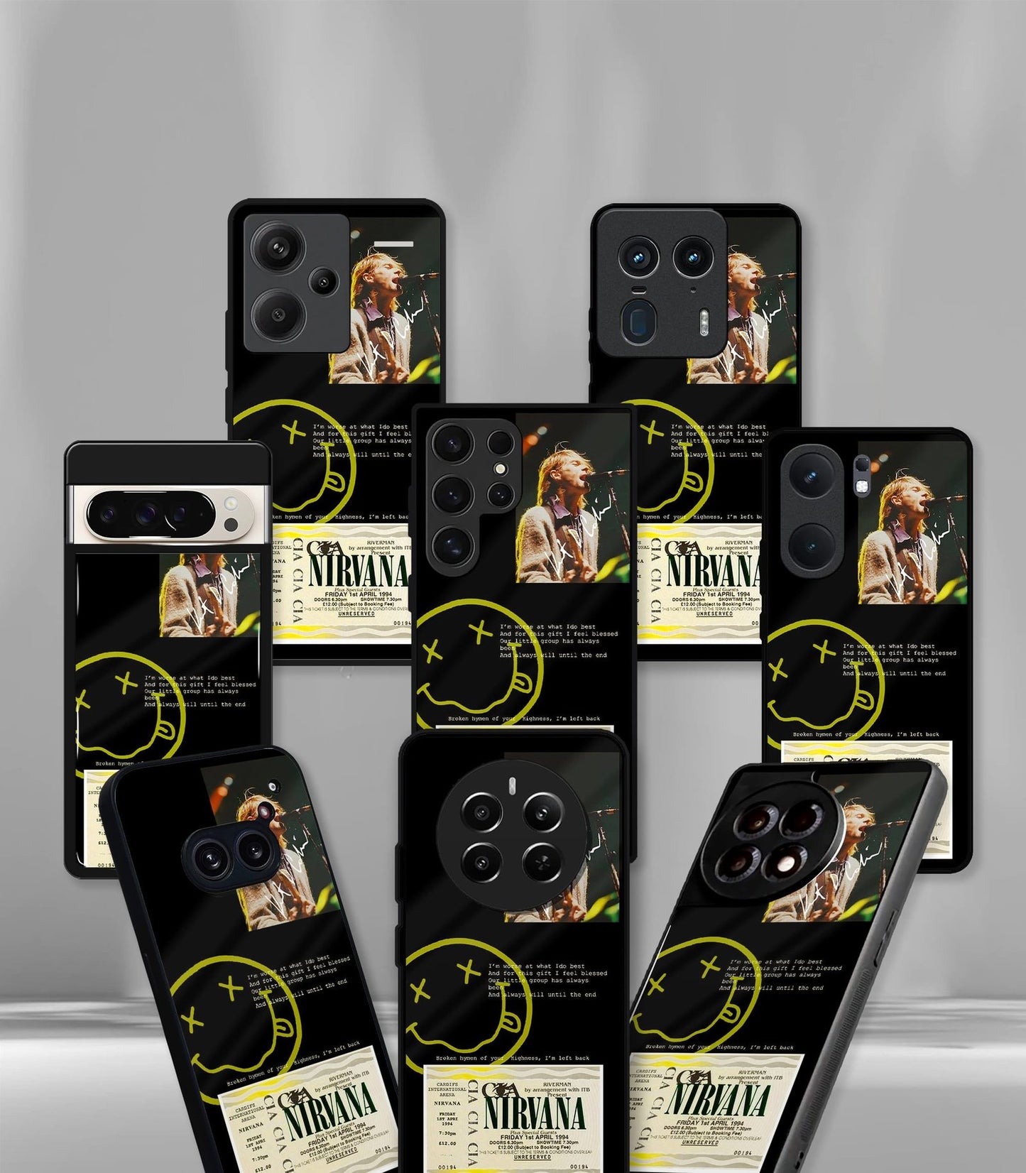 cutout patternic premium glossy phone case compatible for every phone models.