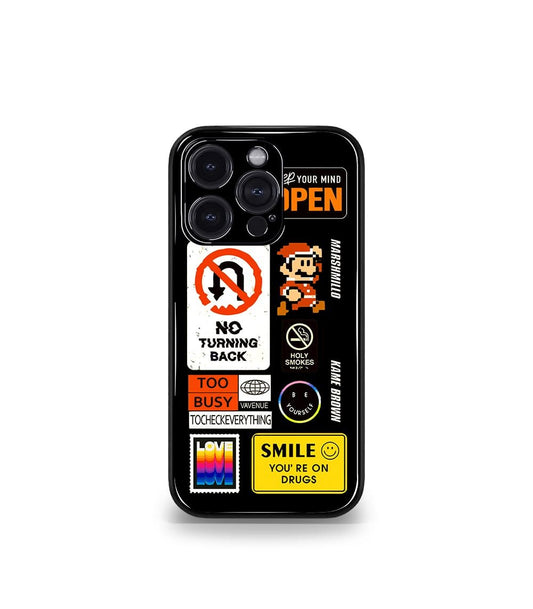 Cutout Patternic Premium Glossy Phone Case compatible for every Phone Models.