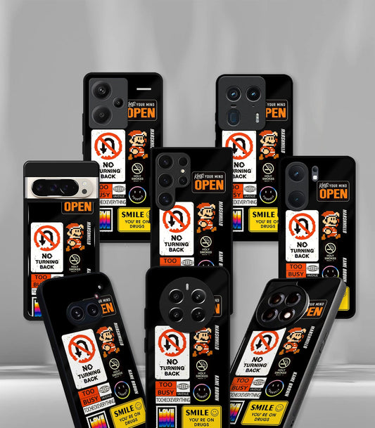 Cutout Patternic Premium Glossy Phone Case compatible for every Phone Models.