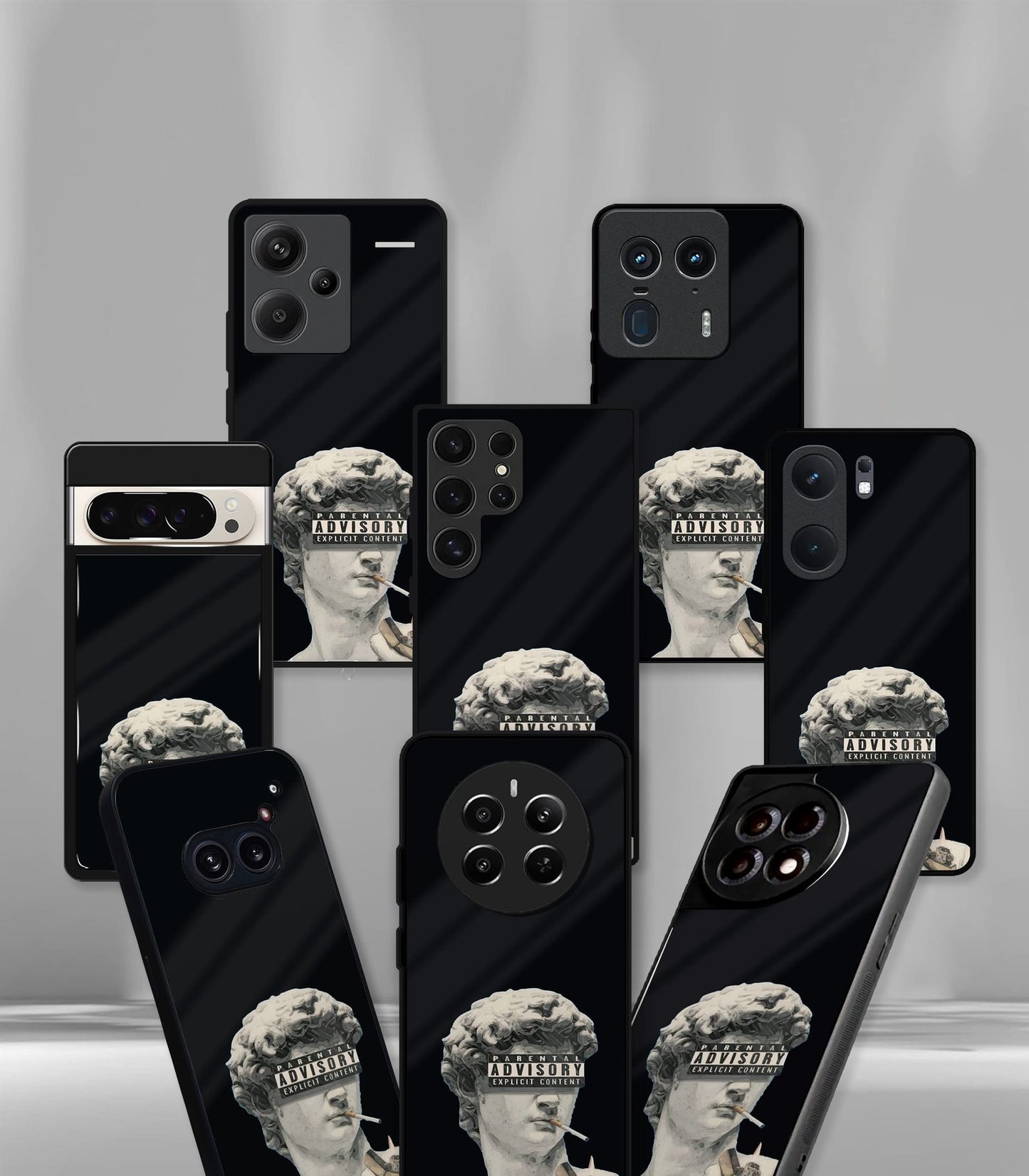 cutout patternic premium glossy phone case compatible for every phone models.