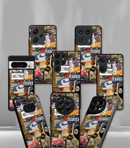 Cutout Patternic Premium Glossy Phone Case compatible for every Phone Models.