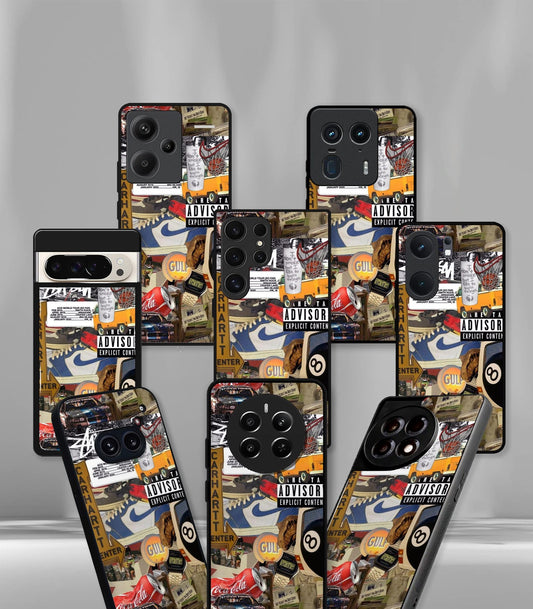 Cutout Patternic Premium Glossy Phone Case compatible for every Phone Models.
