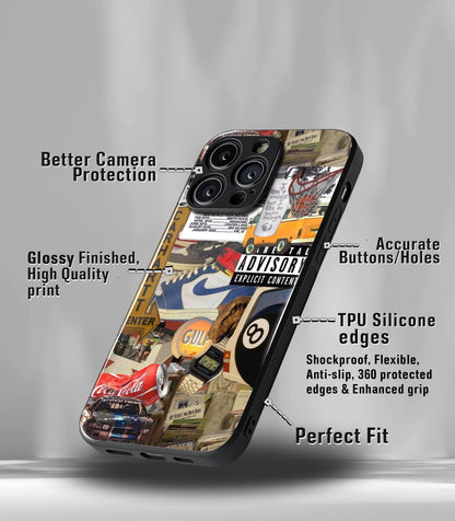 Cutout Patternic Premium Glossy Phone Case compatible for every Phone Models.
