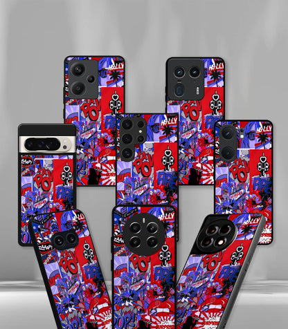 Cutout Patternic Premium Glossy Phone Case compatible for every Phone Models.