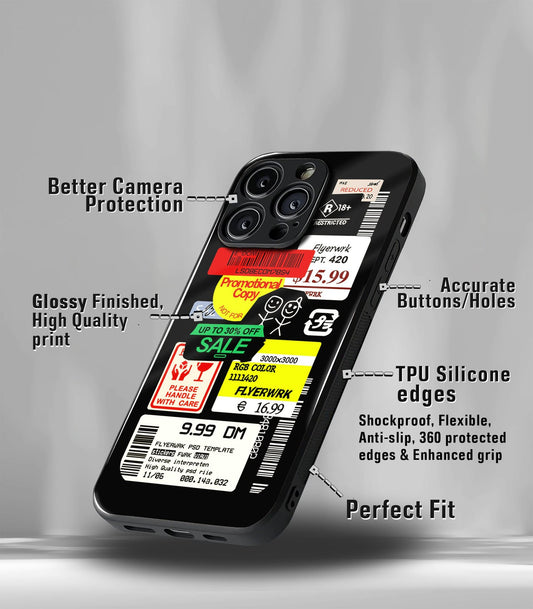 Cutout Patternic Premium Glossy Phone Case compatible for every Phone Models.