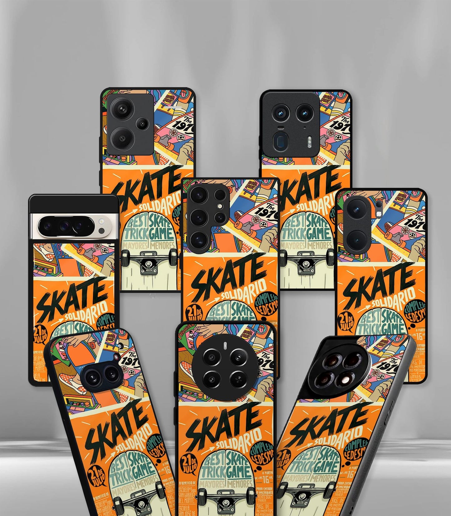 cutout patternic premium glossy phone case compatible for every phone models.