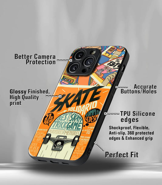 Cutout Patternic Premium Glossy Phone Case compatible for every Phone Models.