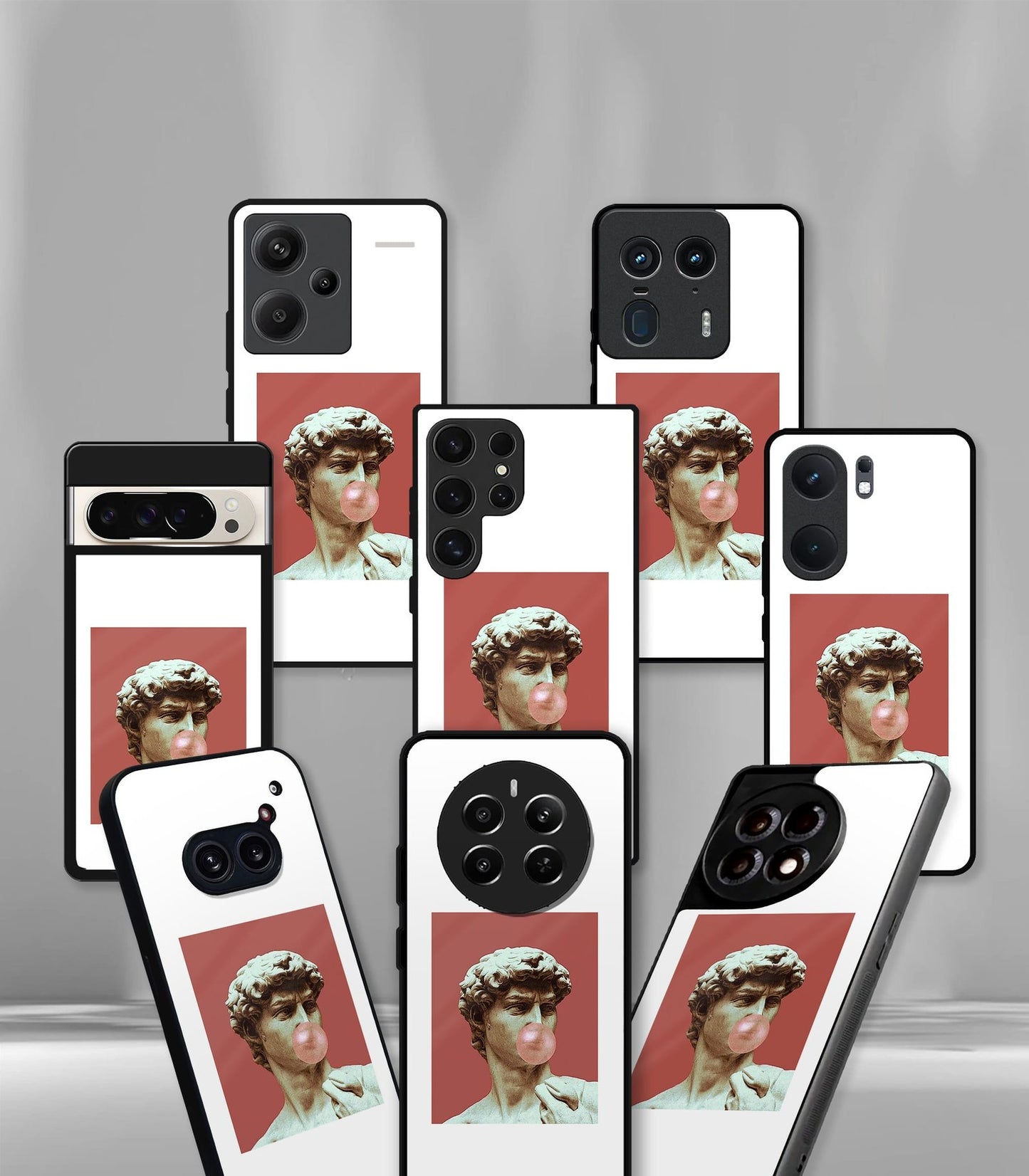 cutout patternic premium glossy phone case compatible for every phone models.