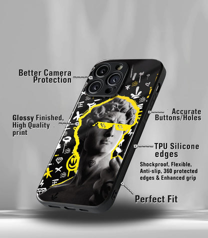Cutout Patternic Premium Glossy Phone Case compatible for every Phone Models.