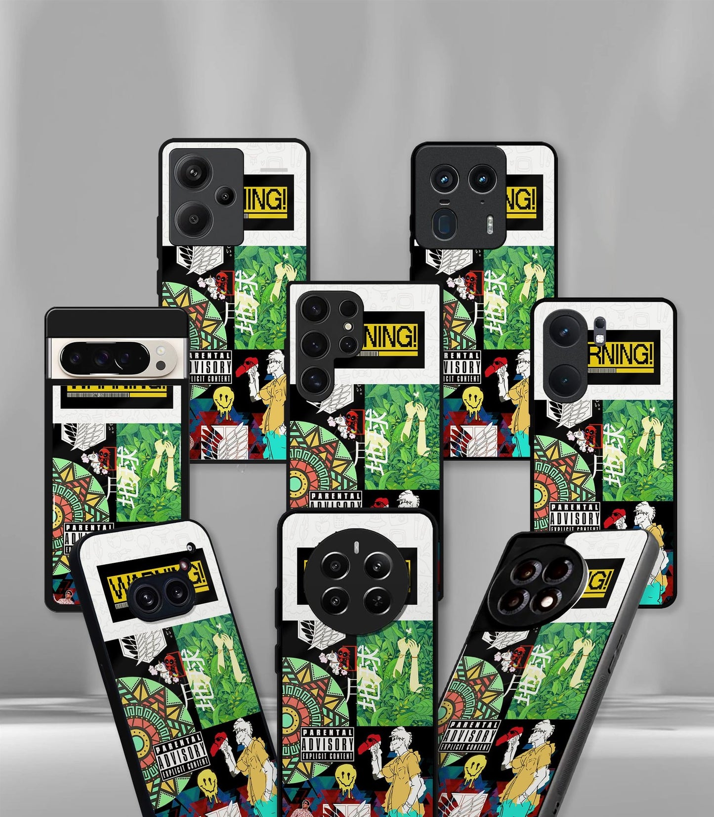 cutout patternic premium glossy phone case compatible for every phone models.