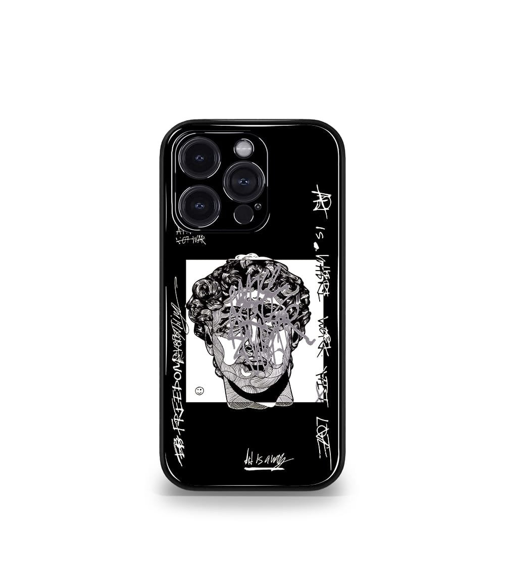 cutout patternic premium glossy phone case compatible for every phone models.
