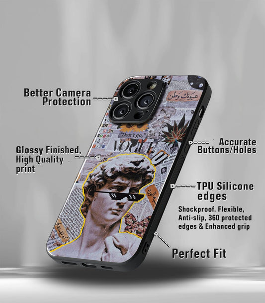 Cutout Patternic Premium Glossy Phone Case compatible for every Phone Models.