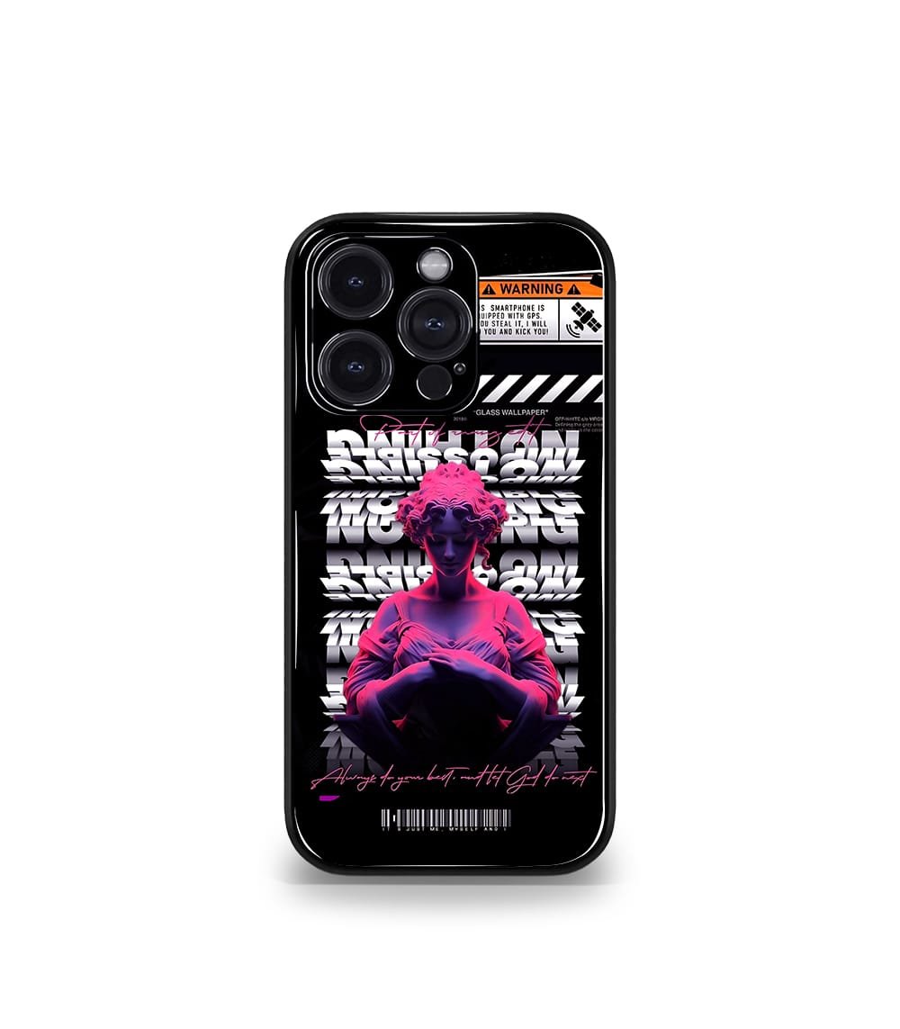 cutout patternic premium glossy phone case compatible for every phone models.