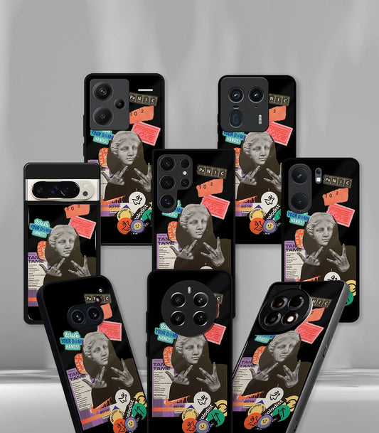 Cutout Patternic Premium Glossy Phone Case compatible for every Phone Models.
