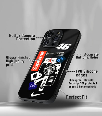 Cutout Patternic Premium Glossy Phone Case compatible for every Phone Models.