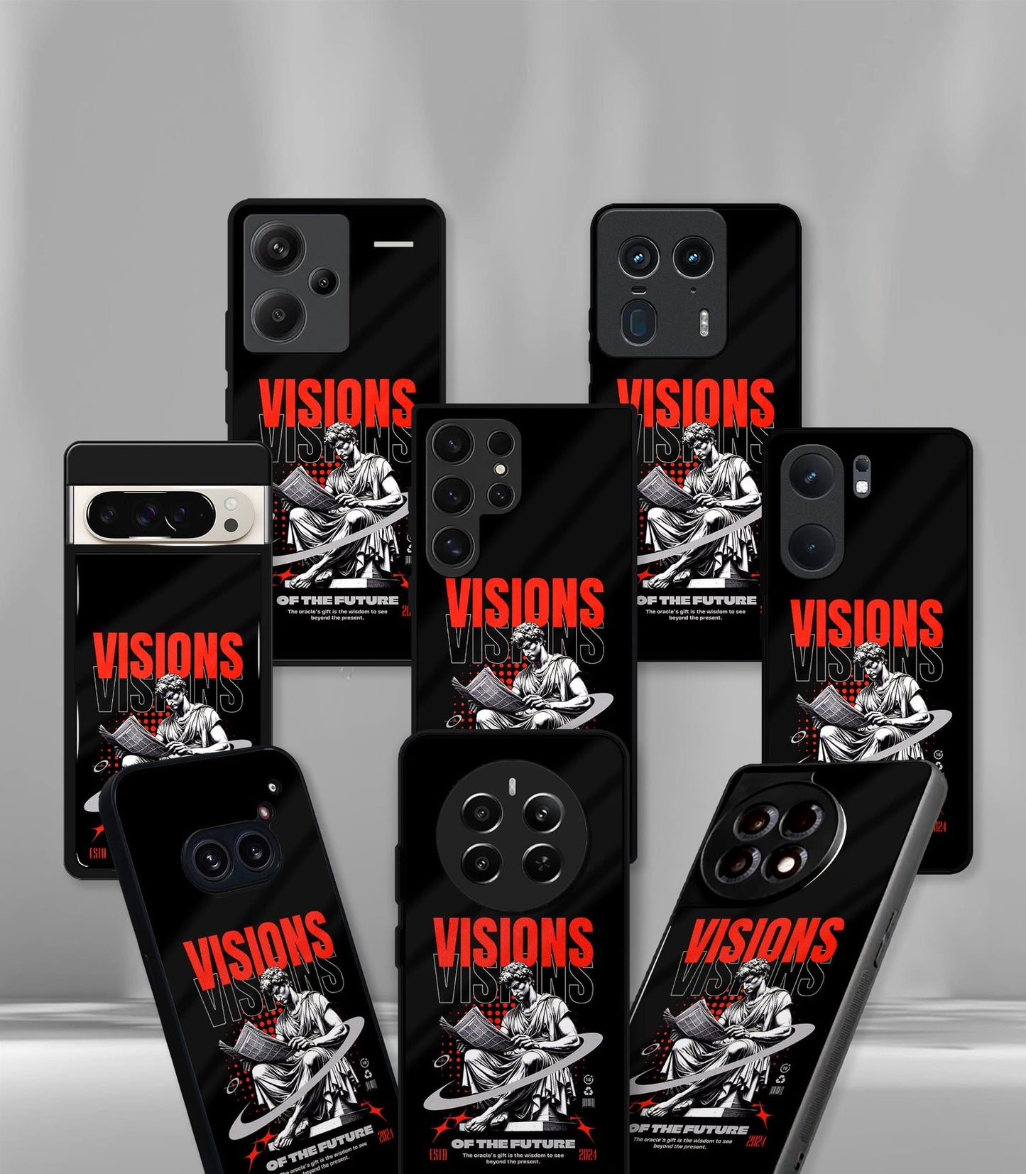 cutout patternic premium glossy phone case compatible for every phone models.