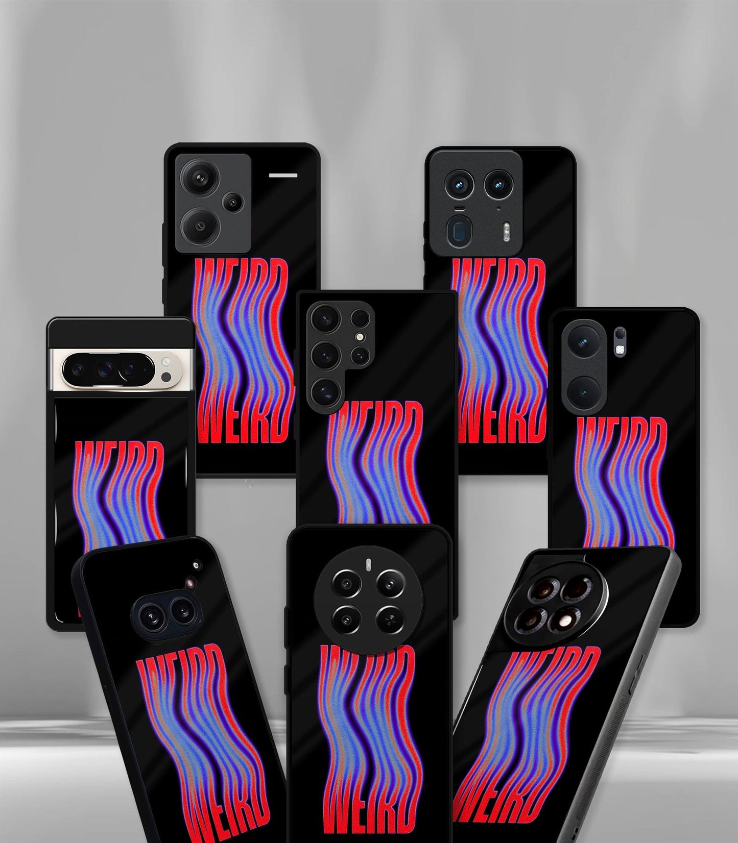 cutout patternic premium glossy phone case compatible for every phone models.