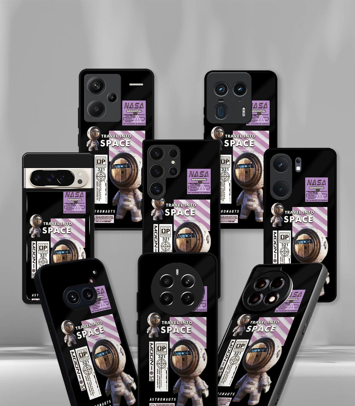 cutout patternic premium glossy phone case compatible for every phone models.