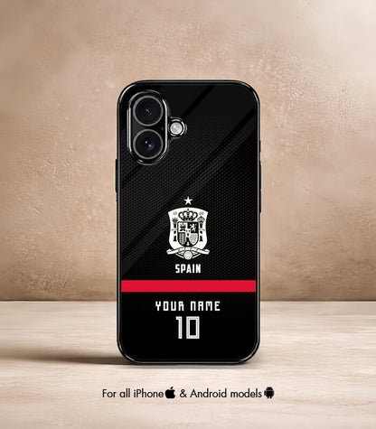 Customized Spain Dark Edition FIFA WC26 Premium Glossy Phone Case