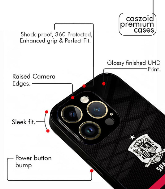 Customized Spain Dark Edition FIFA WC26 Premium Glossy Phone Case