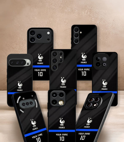 Customized France Dark Edition FIFA WC26 Premium Glossy Phone Case